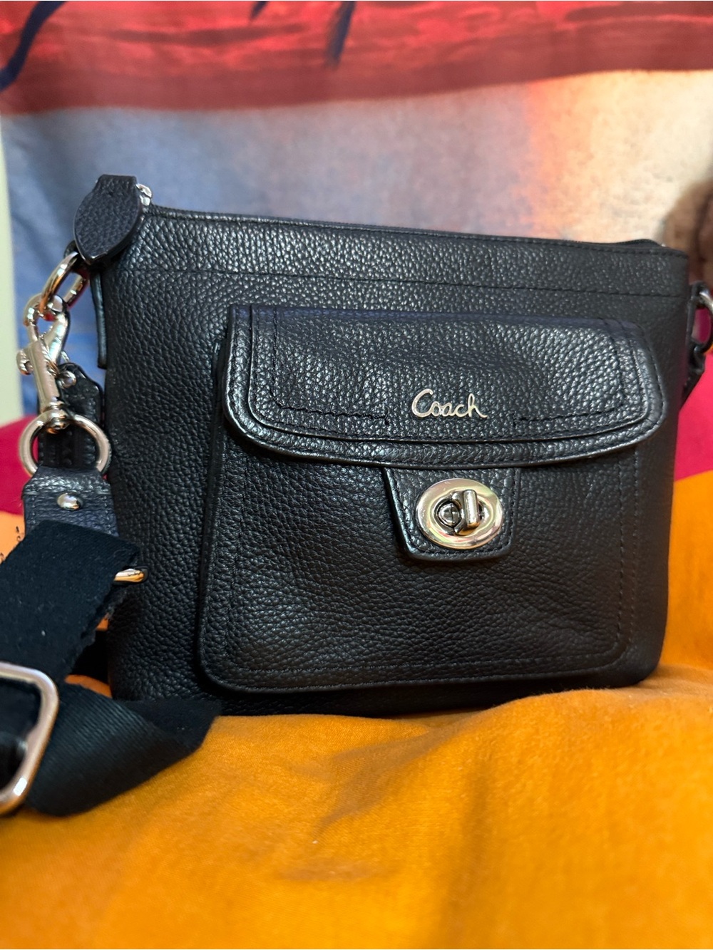 COACH Leather Crossbody Bag